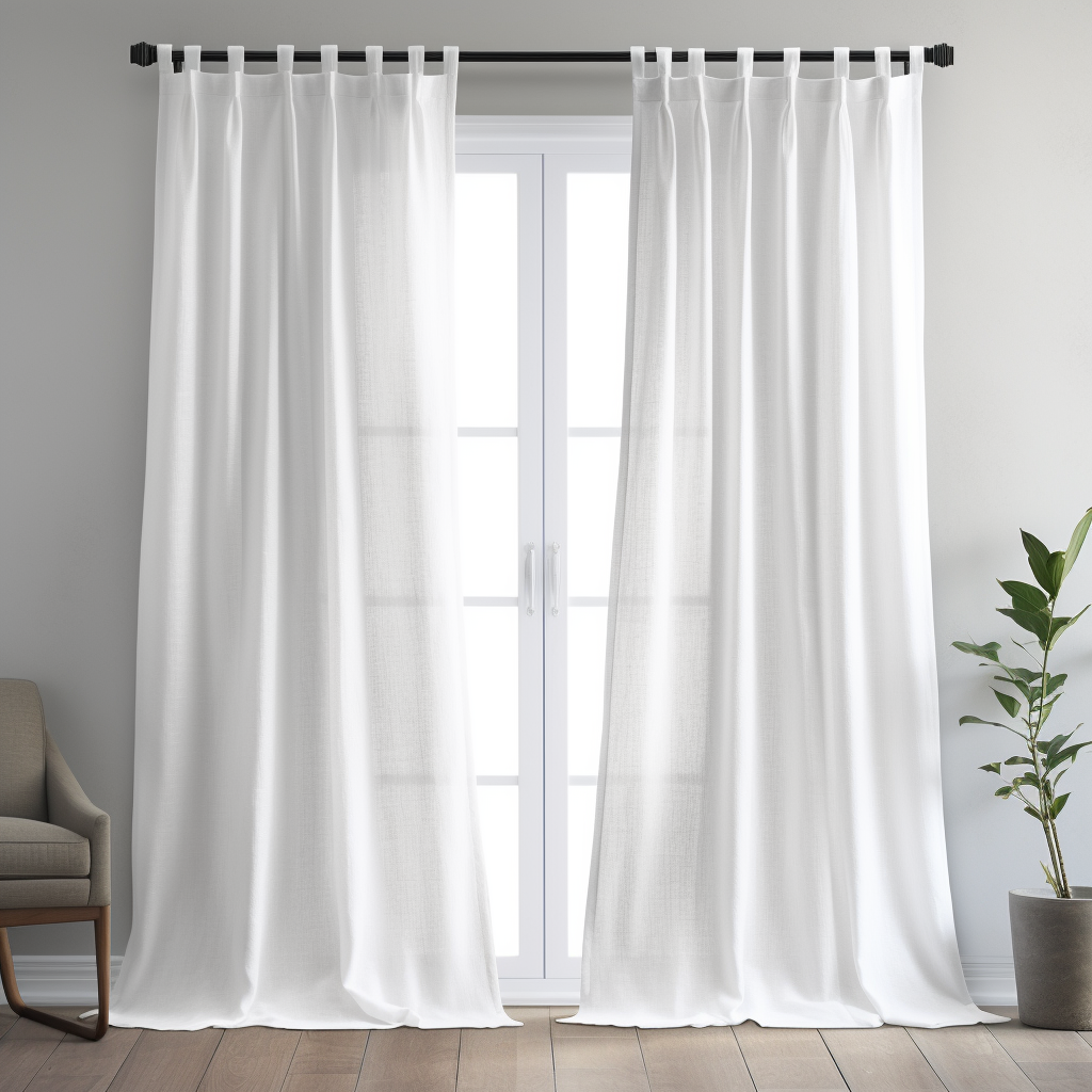 White Curtains For Bedroom