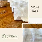 S Fold Tape Heading