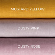 @Color: Mustard Yellow, Color: Dusty Pink; Color: Dusty Rose