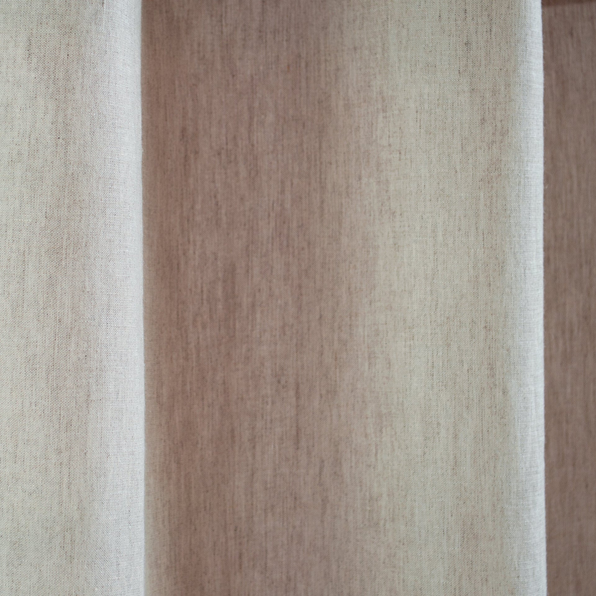 Natural Linen fabric Close