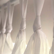 Knotted Tabs Linen Curtain