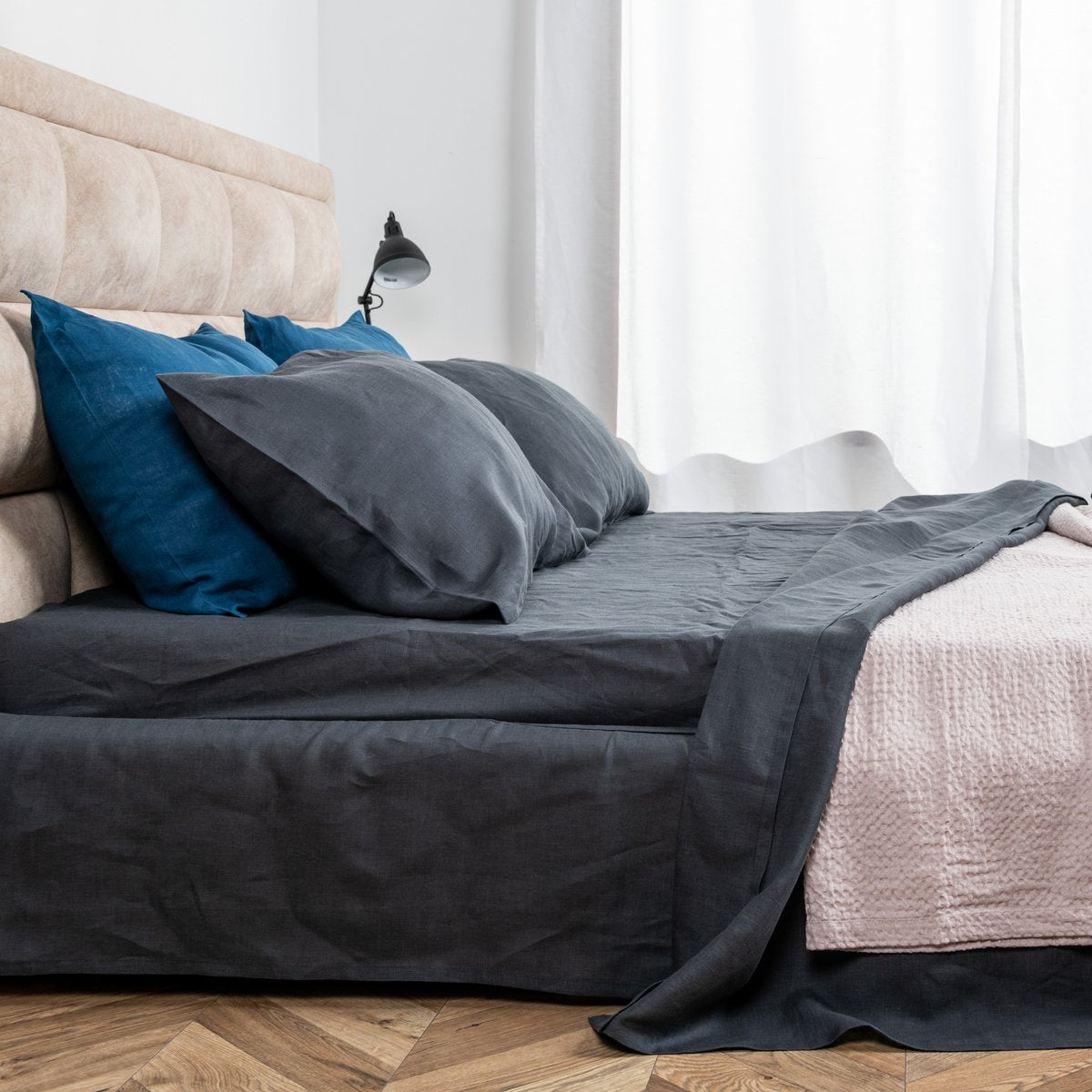 Box Pleated Bed Skirt