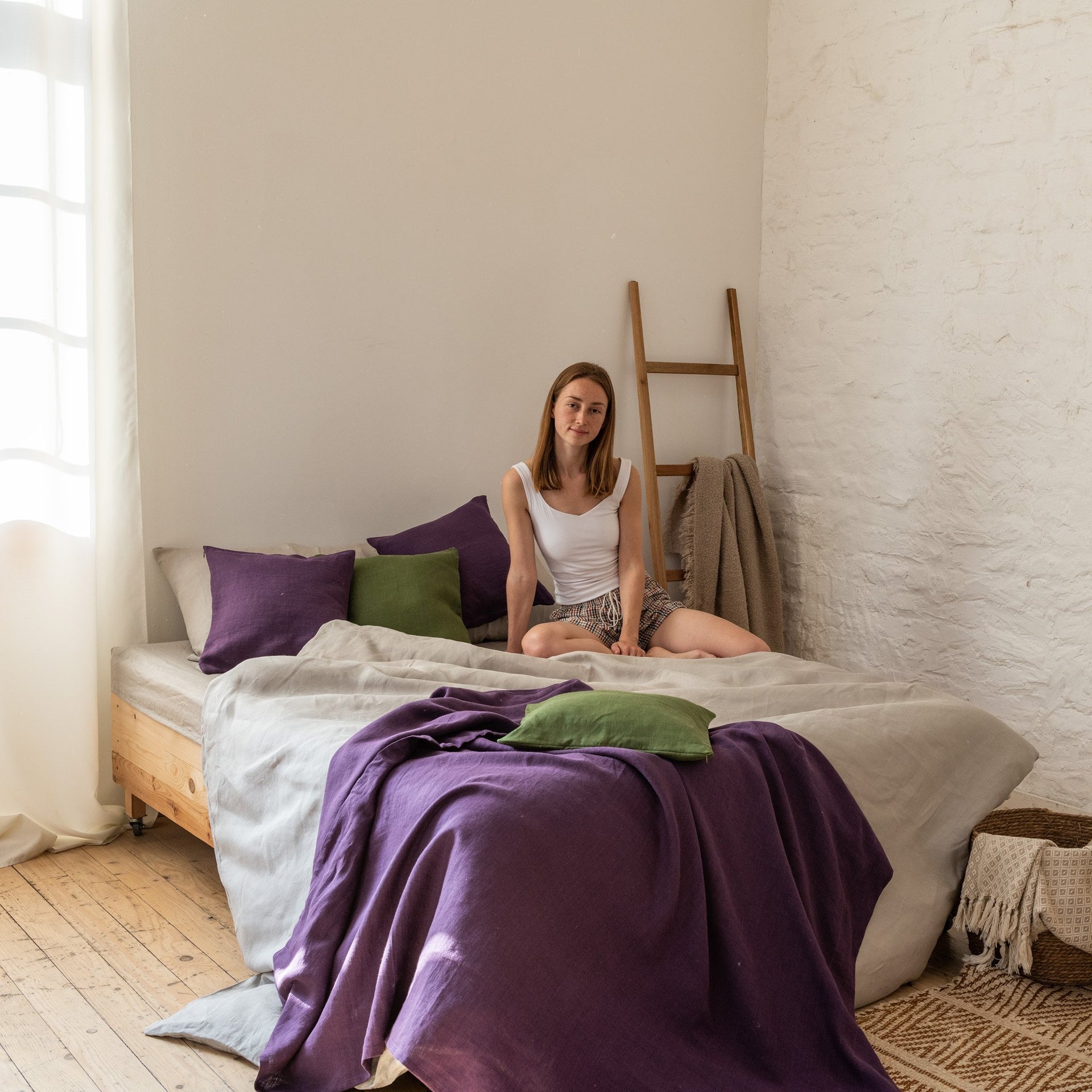 Linen Bed Spread