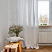 Knotted Tabs Linen Curtain
