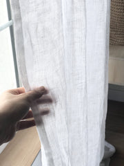 Sheer Tab Top Linen Panel