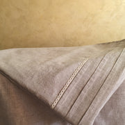 Linen Duvet Cover with Pleats