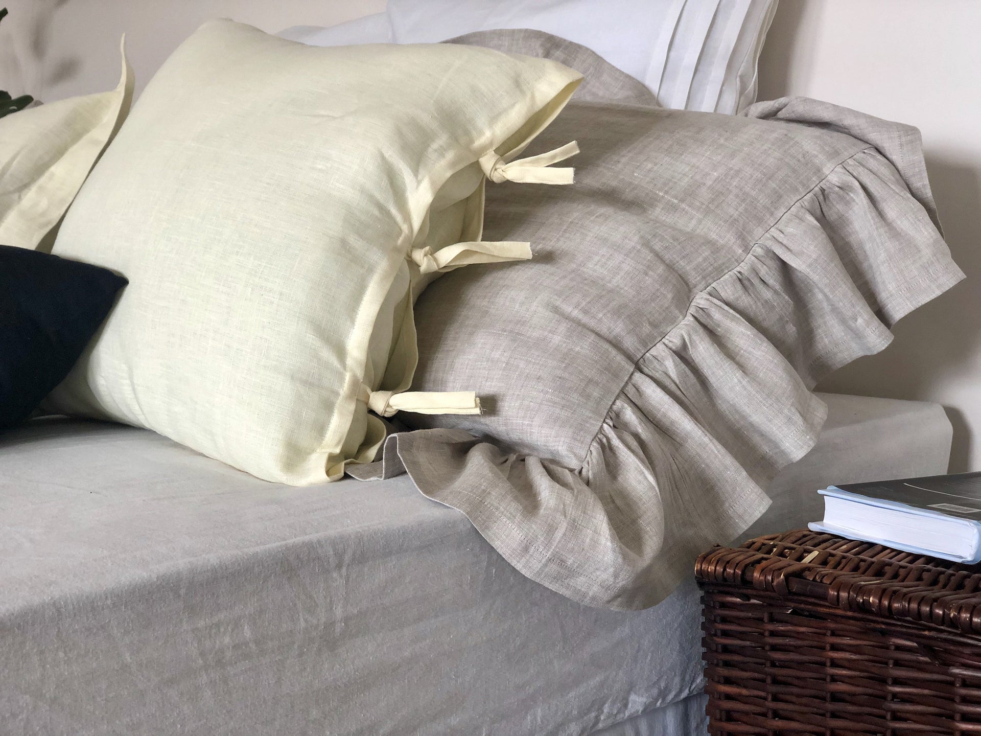 Linen with Ties Shams