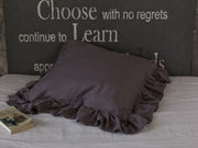 Linen Ruffled Pillow Sham