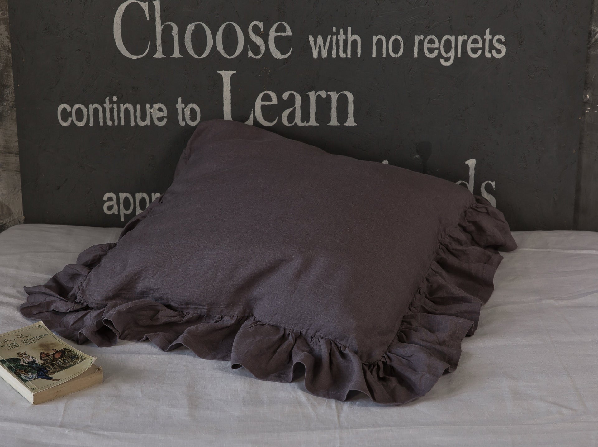 Linen Ruffled Pillow Sham