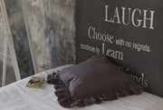 Linen Ruffled Pillow Sham