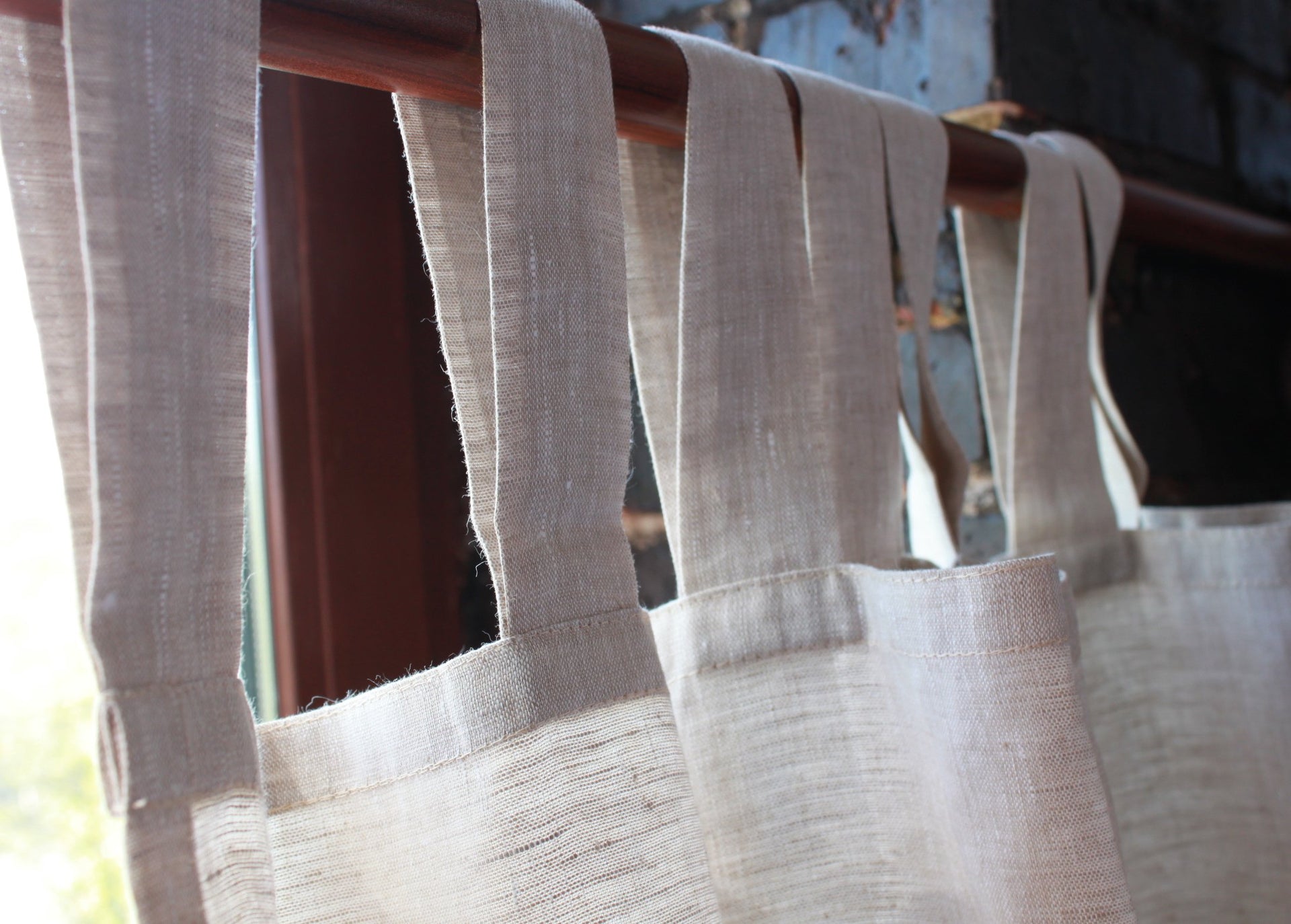 Sheer Tab Top Linen Panel