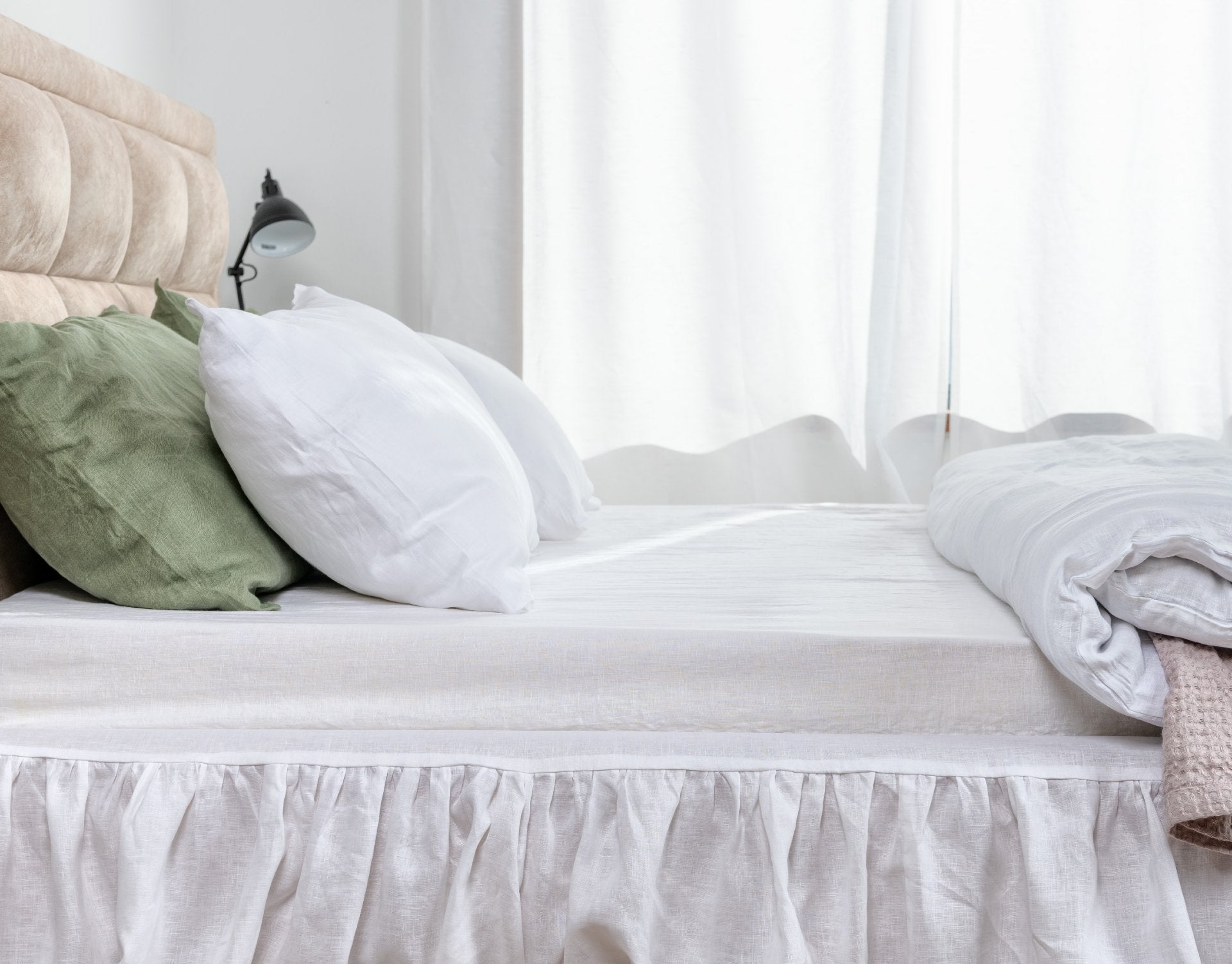 Linen Bed Valances