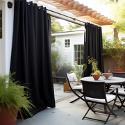 Black Outdoor Curtains