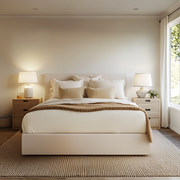 Cream Linen Extra & Ultra Deep Fitted Sheet