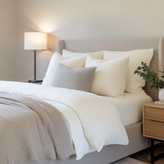 Cream Linen Extra & Ultra Deep Fitted Sheet