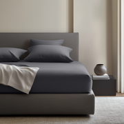 Dim Soft Grey Linen Extra & Ultra Deep Fitted Sheet