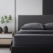 Dim Soft Grey Linen Extra & Ultra Deep Fitted Sheet