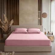 Dusty Rose Linen Extra & Ultra Deep Fitted Sheet