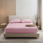 Dusty Rose Linen Extra & Ultra Deep Fitted Sheet