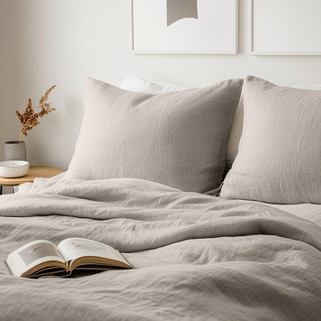 Natural Washed Linen Duvet Cover Set
