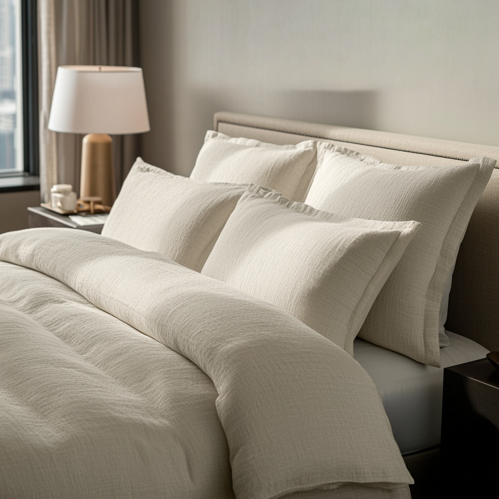 Ecru Heavy Weight Linen Duvet Cover