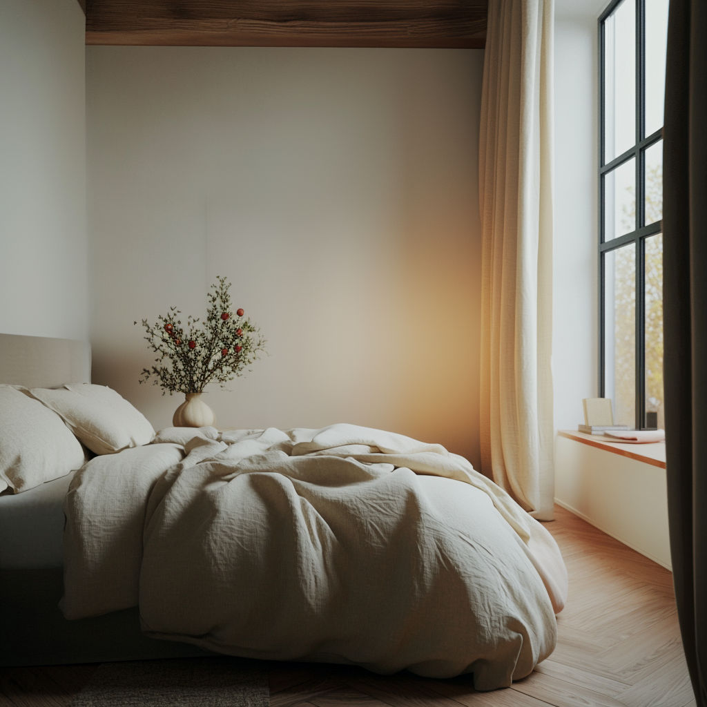 Ecru Heavy Weight Linen Duvet Cover