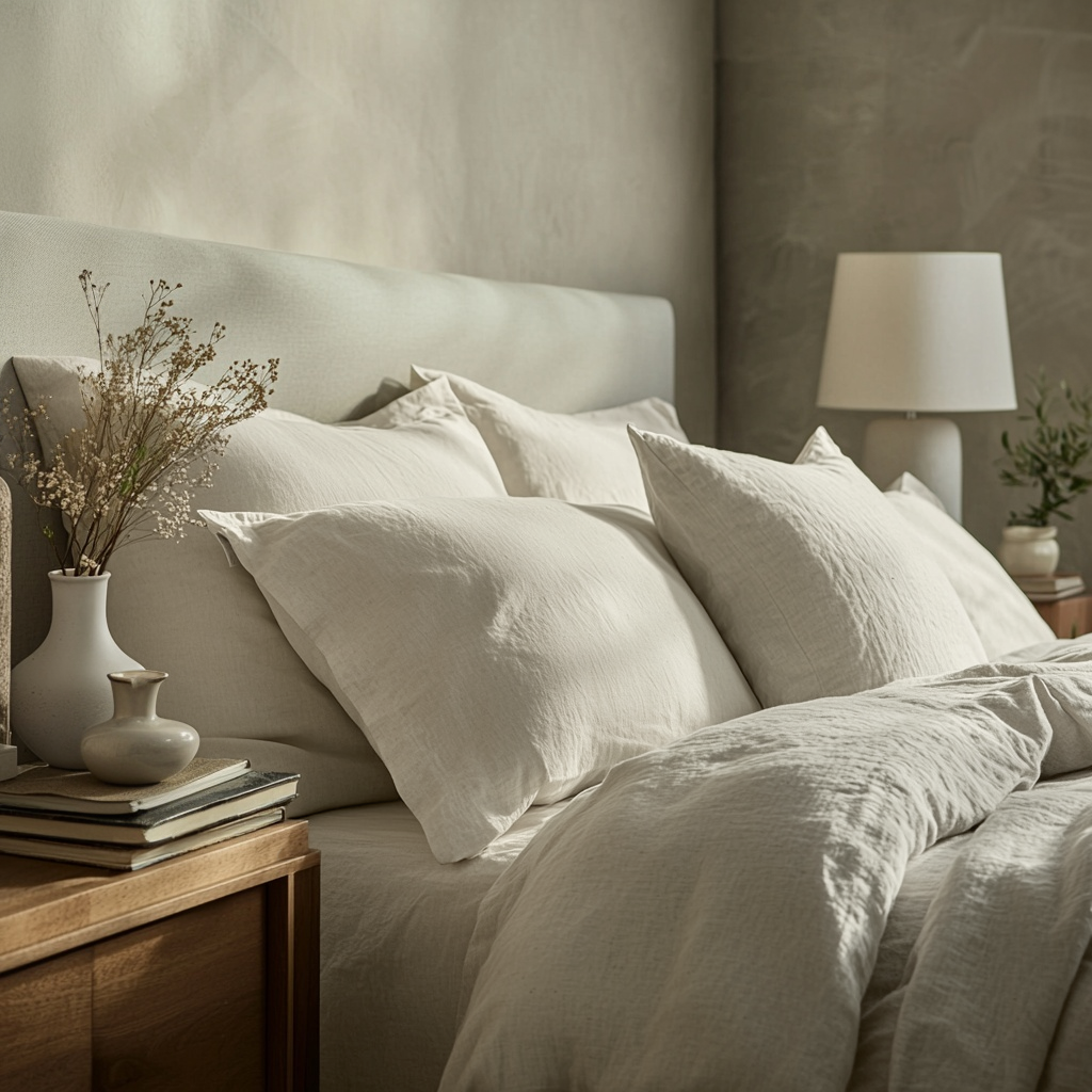 Ecru Heavy Weight Linen Duvet Cover