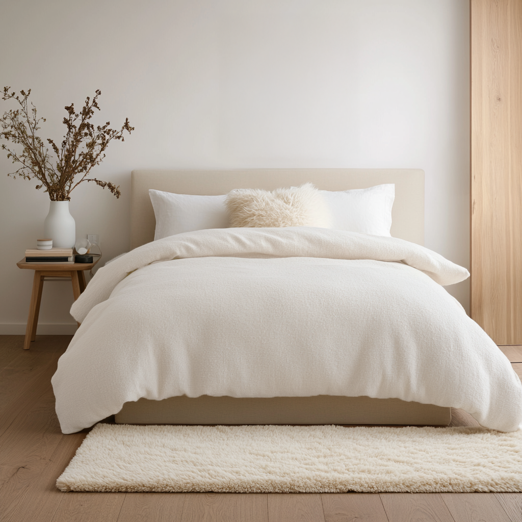 Off-White Heavy Weight Linen Duvet Cover