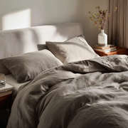 Natural Washed Heavy Weight Linen Duvet Cover Set