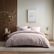 Dusty Pink Linen Duvet Cover