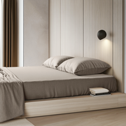 Natural Beige Heavyweight Linen Extra & Ultra Deep Fitted Sheet