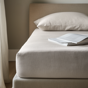 Natural Linen Extra & Ultra Deep Fitted Sheet