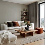 Natural Heavy Weight Linen Soundproof Curtains with Multitape