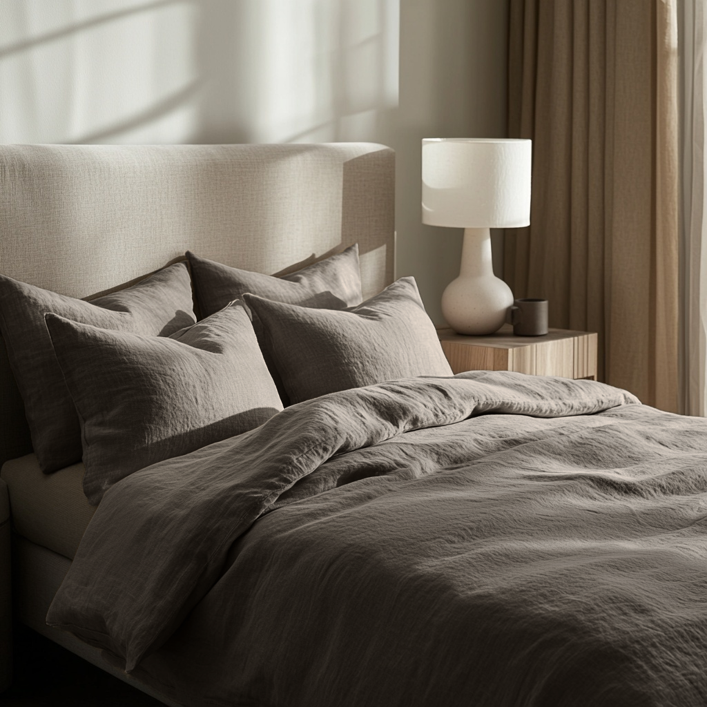 Natural Heavy Weight Linen Duvet Cover