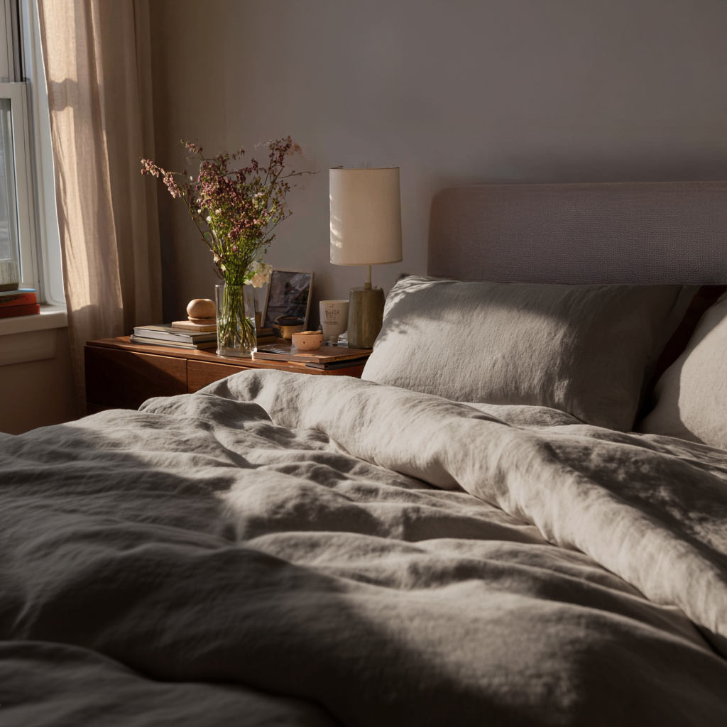Natural Washed Heavy Weight Linen Duvet Cover Set