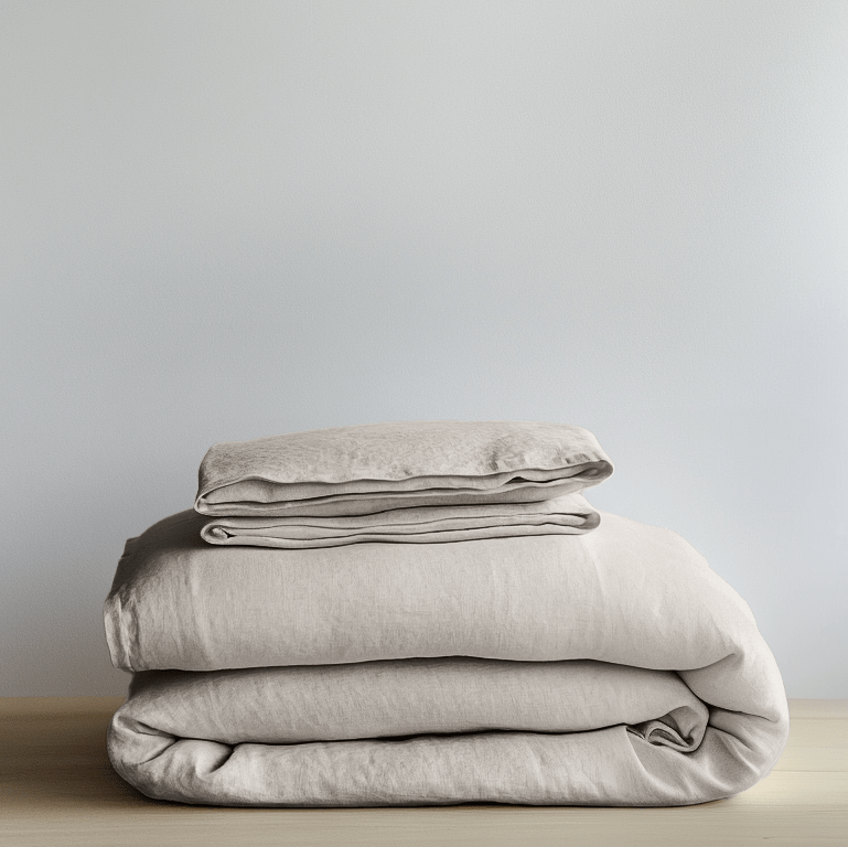 Natural Washed Linen Duvet Cover Set