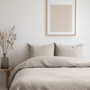 Natural Washed Linen Duvet Cover Set