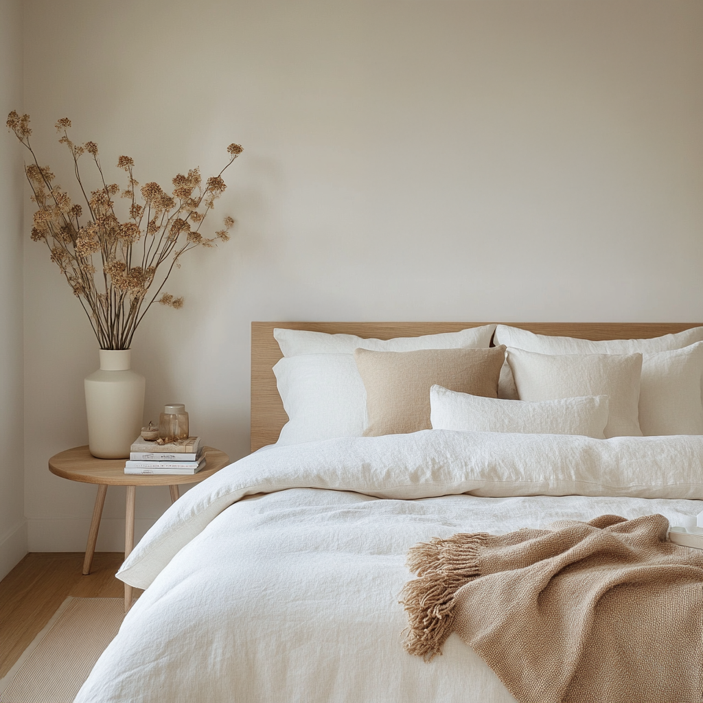 Off-White Heavy Weight Linen Duvet Cover