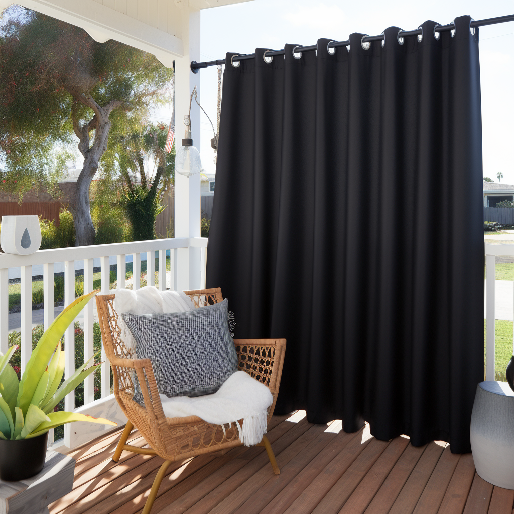Black Outdoor Curtains