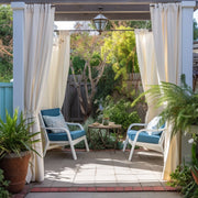 Custom Outdoor Linen Curtains