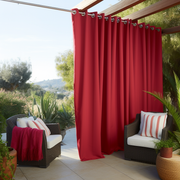 Red Outdoor Curtain