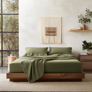 Sage Green Linen Extra & Ultra Deep Fitted Sheet