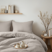 Natural Washed Linen Duvet Cover Set
