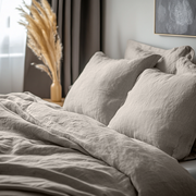 Natural Washed Linen Duvet Cover Set