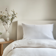 Off-White Washed Linen Duvet Cover Set