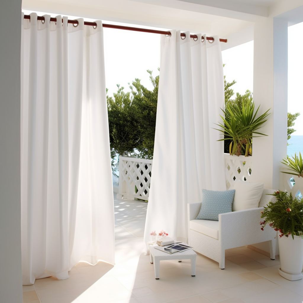 Waterproof Custom Outdoor Patio Curtains