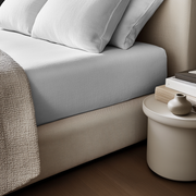 White Linen Extra & Ultra Deep Fitted Sheet