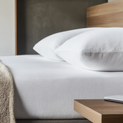 White Linen Extra & Ultra Deep Fitted Sheet
