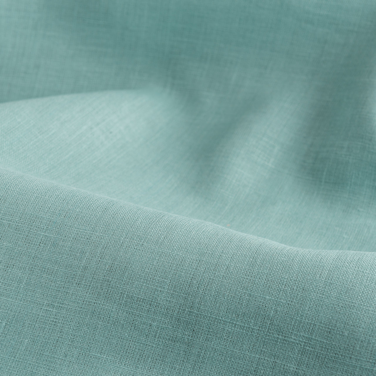 Aquamarine Fabric by the Meter - 100% French Natural - Width 133 cm, 267 cm