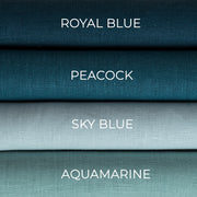 @Color: Royal Blue, Color: Peacock Blue, Color: Sky Blue, Color: Aquamarine;
